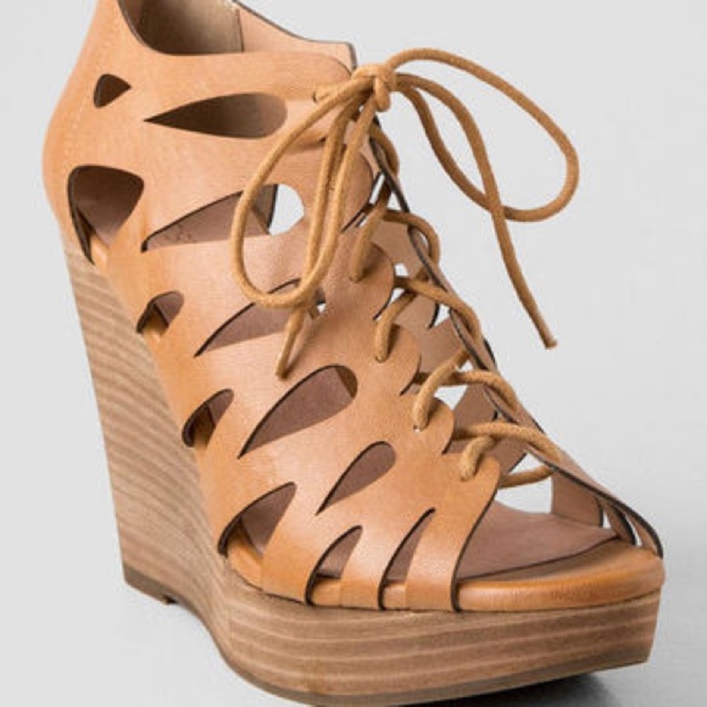 Lace-Up Wedges